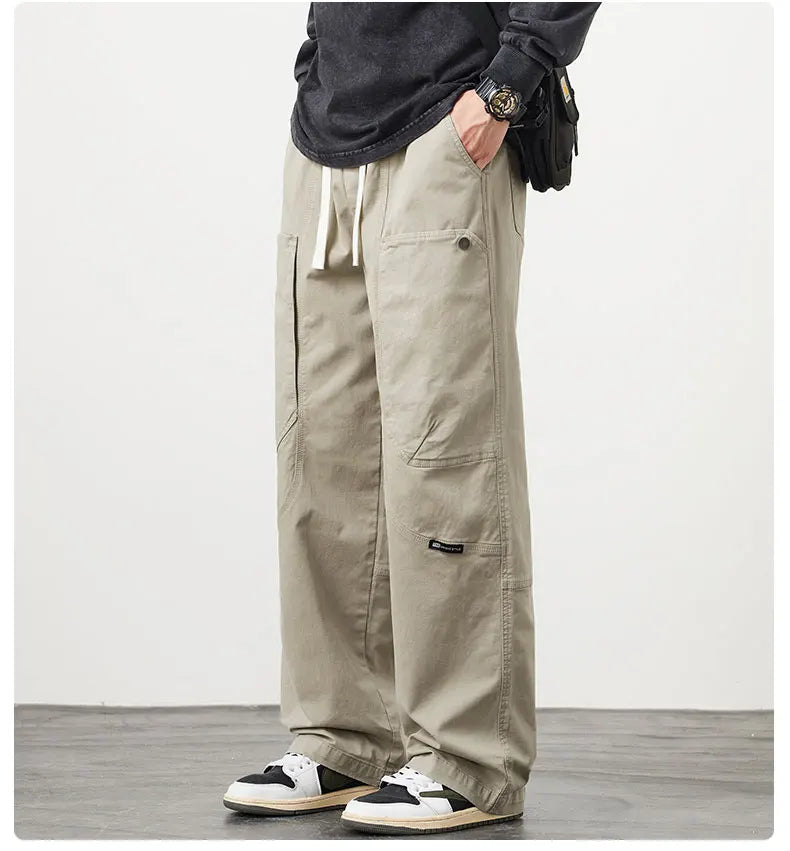 Men’s Wide-Leg Cargo Pants