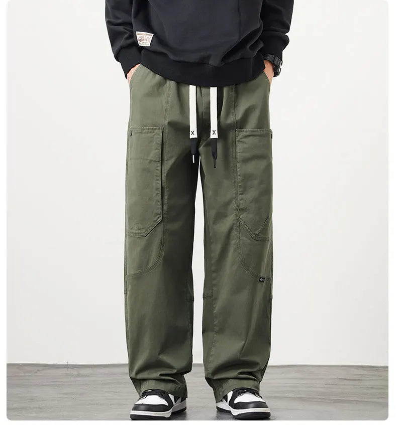 Men’s Wide-Leg Cargo Pants