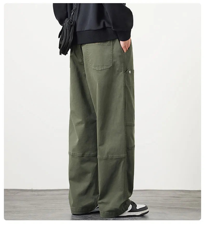 Men’s Wide-Leg Cargo Pants